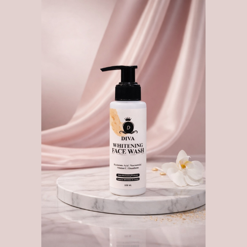 Diva Whitening Face Wash with Vitamin C & Hyaluronic Acid, Niacinamide