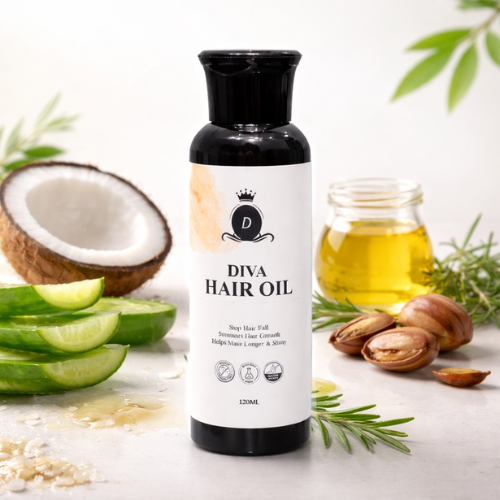 Nourishing hair oil for stronger, longer, and healthier-looking hair